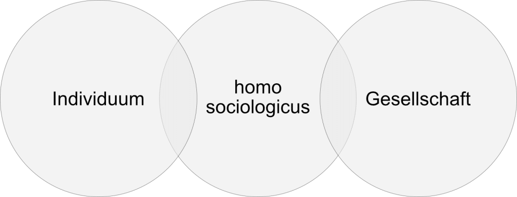 Schaubild "homo sociologicus"