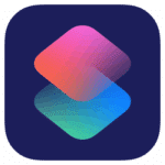 Icon der nativen App "Kurzbefehle" auf Apples Betriebssystem MacOS