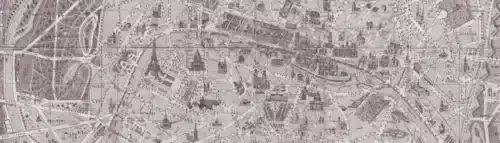 Historical Map of Paris