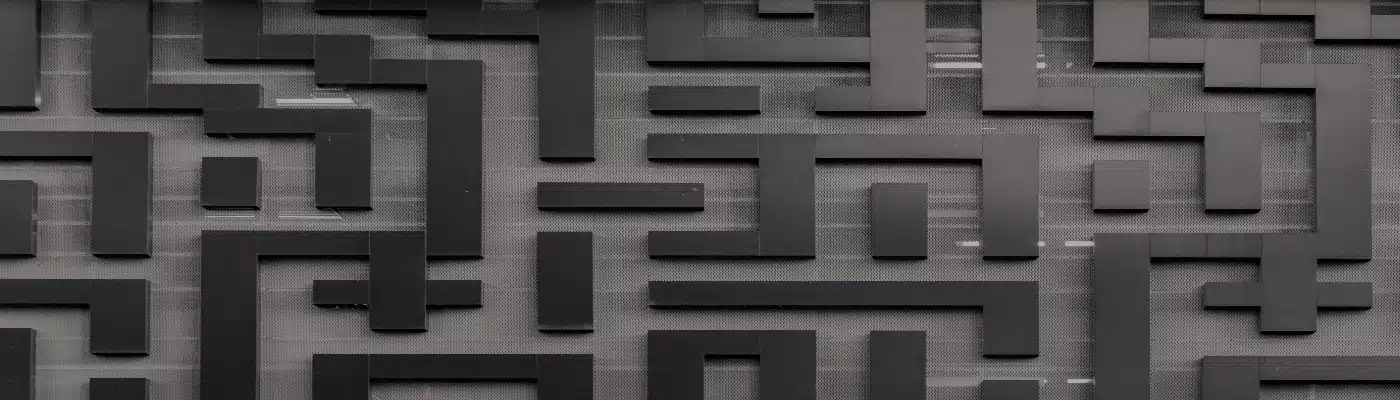 Ein Labyrinth als Symbol für Kriminalitätsmythen