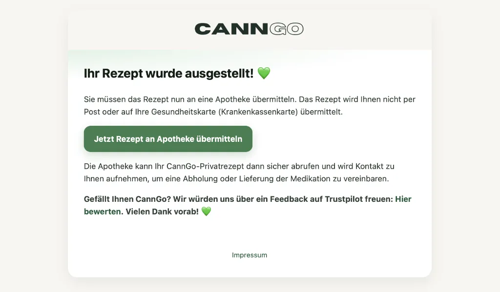 Rezeptausstellung in 77 Minuten