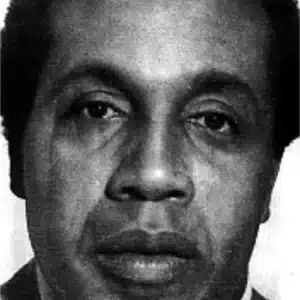 Polizeiliches Mugshot des Drogenschmugglers Frank Lucas
