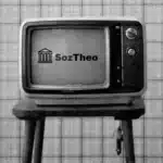 Kriminalitätstheorien in Film und Fernsehen Schwarz-weißer Röhrenfernseher als Sinnbild für die Analyse von Kriminalitätstheorien in Film und Fernsehen.