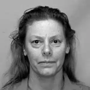"Mugshot" von Aileen Wuornos, der 2002 vom Florida Department of Corrections angefertigt wurde