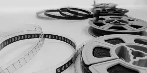 Filmrollen als Symbolbild für den sozialwissenschaftlichen Film- und Serienkanon auf SozTheo