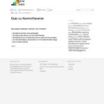 Multiple Choice Test auf KrimTheo