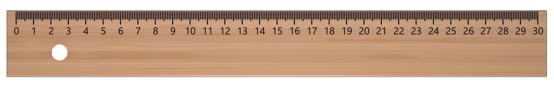 Ein Lineal ist ein objektives Messinstrument