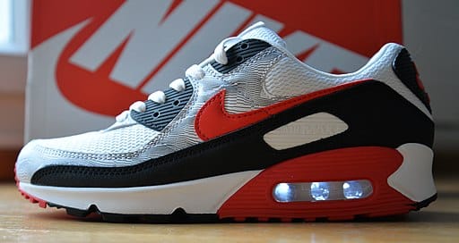 The 1990 Nike Air Max III cross-training shoe.