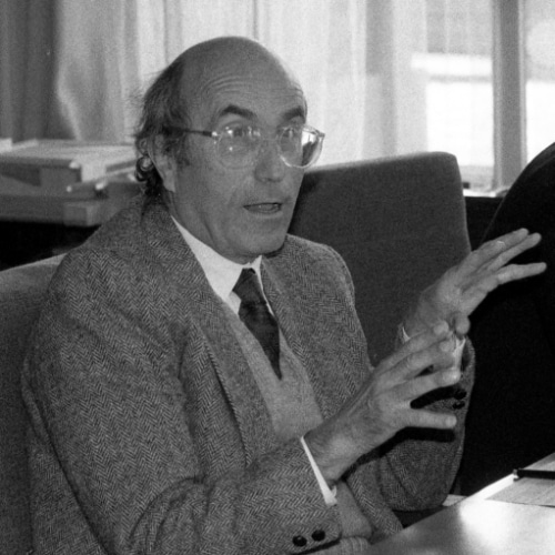 Porträt von Niklas Luhmann aus dem Jahr 1989